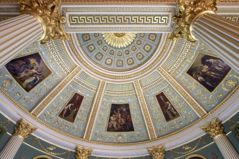 The painted room ceiling at Spencer House.