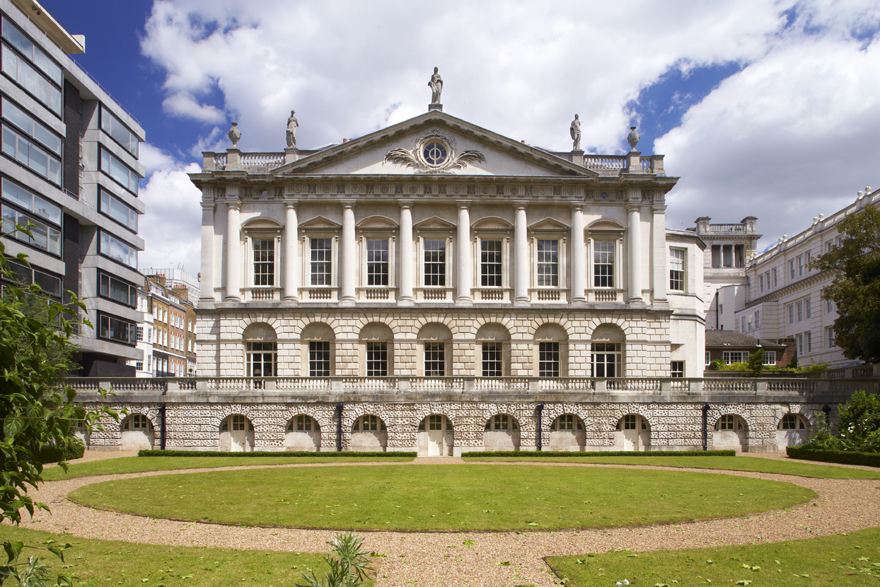 The west facade of Spencer House.